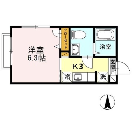 サザンEX Iの物件間取画像